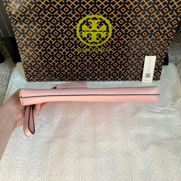 Tory Burch Thea Pouch Bag Wolly Pink - Picture 3 of 10